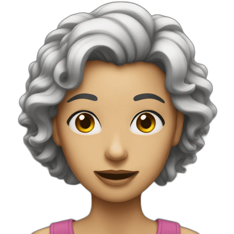 Spidr woman emoji