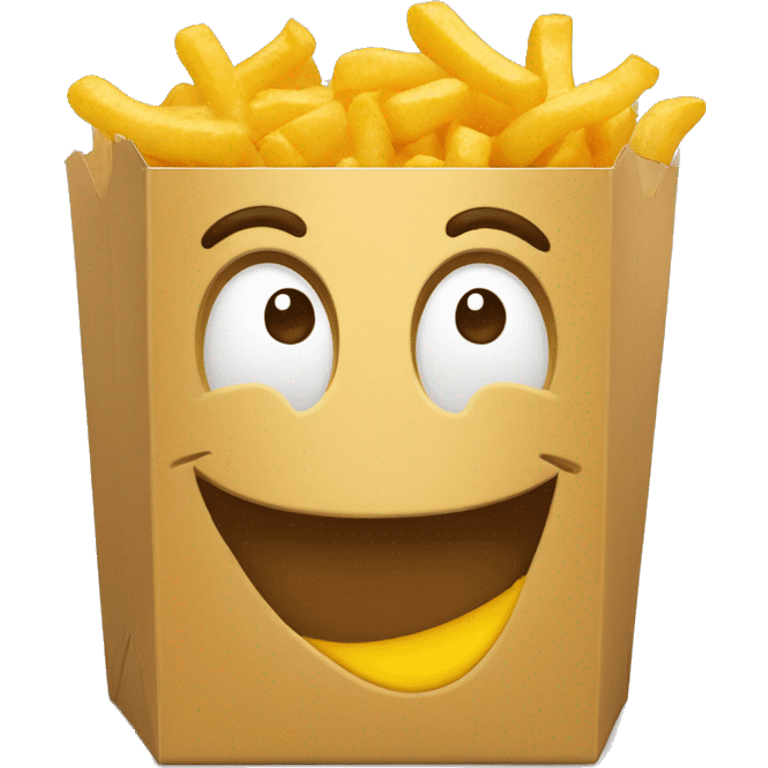 happy meal box golden emoji