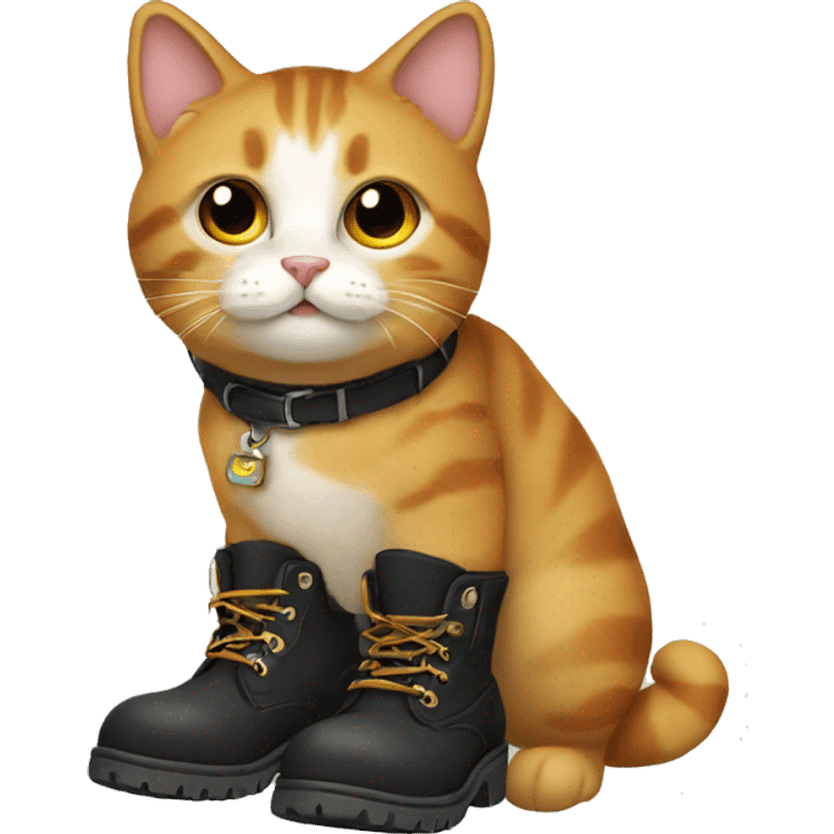 Cat wearing boots  emoji