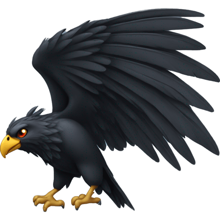 black wing emoji