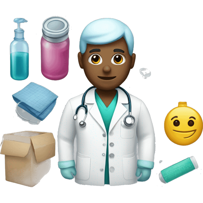 G Doctor and hospital supplies emoji