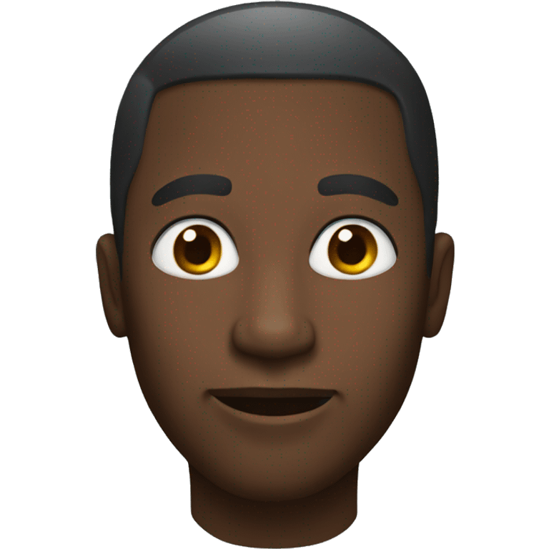 black man emoji