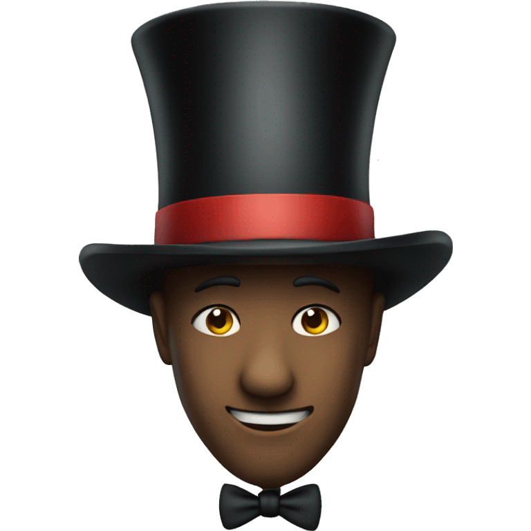 squinting with a top hat emoji