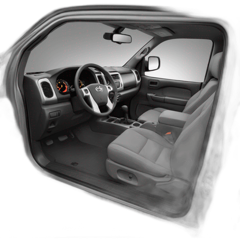 The interior of a 2003 Toyota Tacoma SR5 emoji