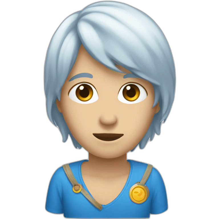 Chat bleu Russe emoji