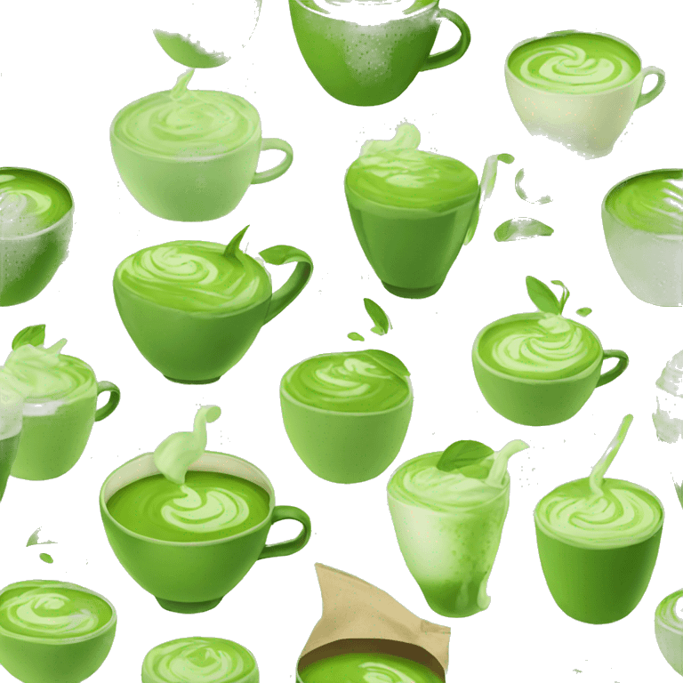 matcha latte  emoji