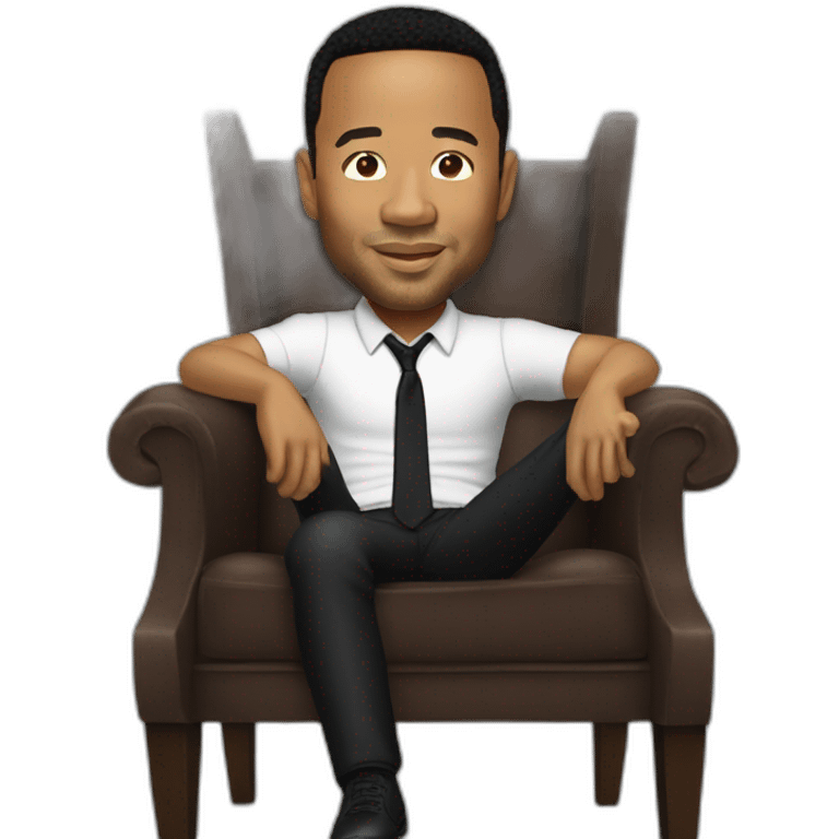 john legend turning in chair emoji