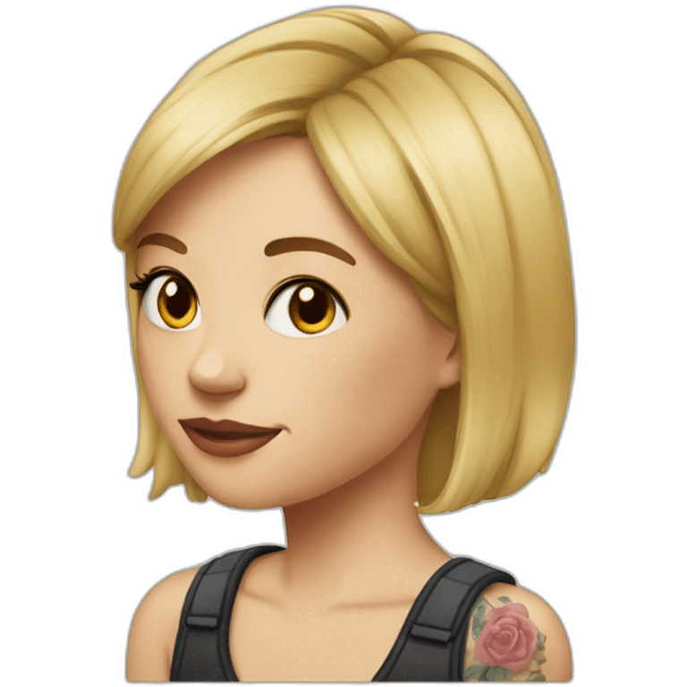 Ellie Williams tattoo emoji