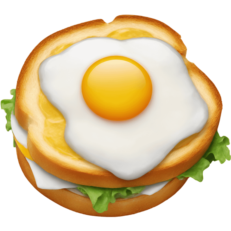 Fried egg sandwich  emoji