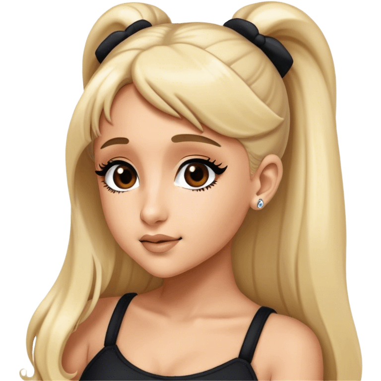 Ariana Grande blonde  emoji