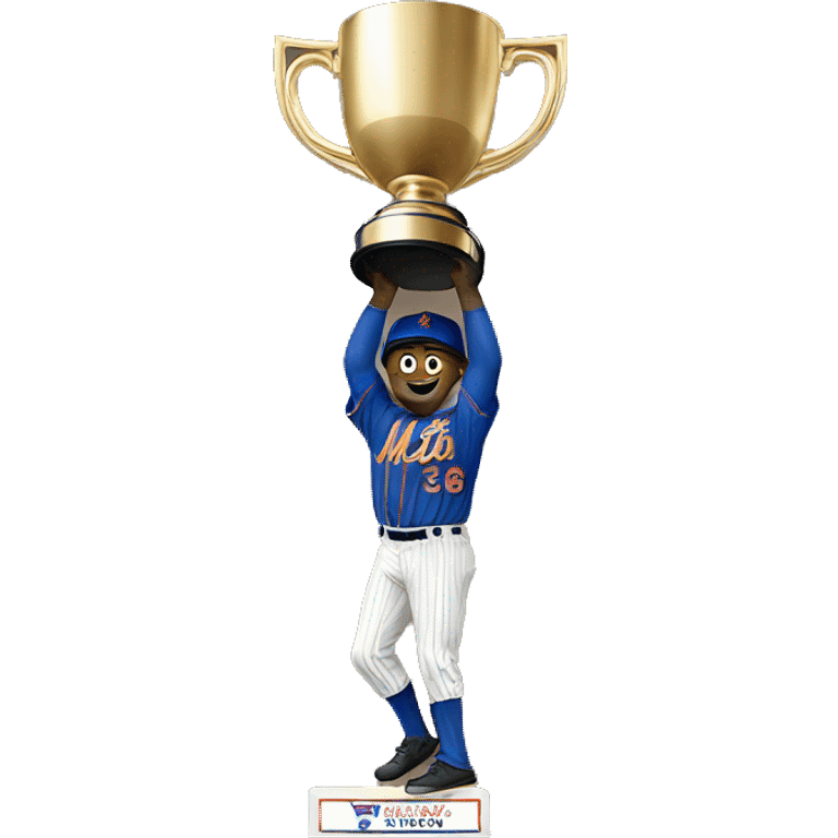 Mets with trophy emoji