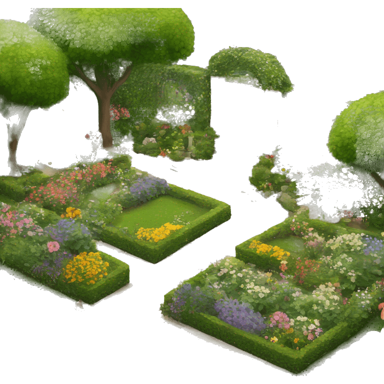 Beautiful garden emoji