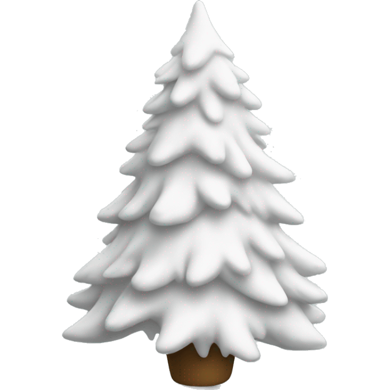 white-christmas-tree emoji