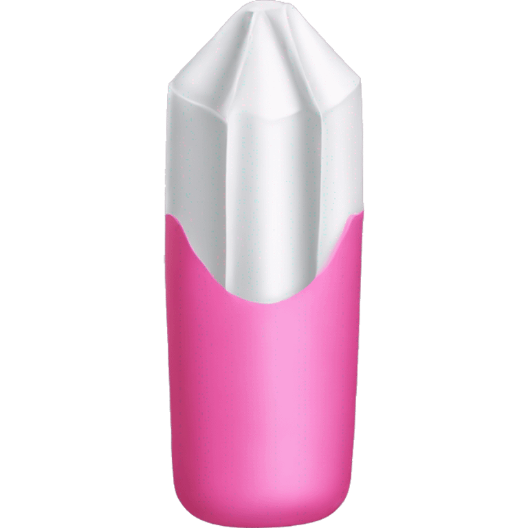 Pink tampon  emoji