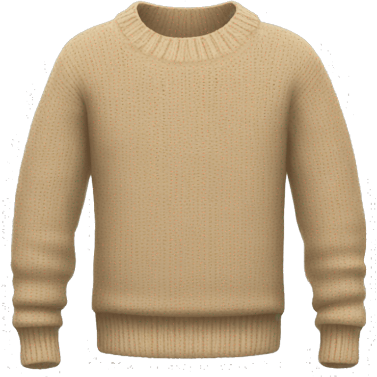 Beige sweater emoji