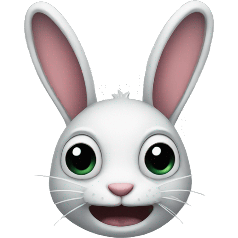 creepy rabbit emoji