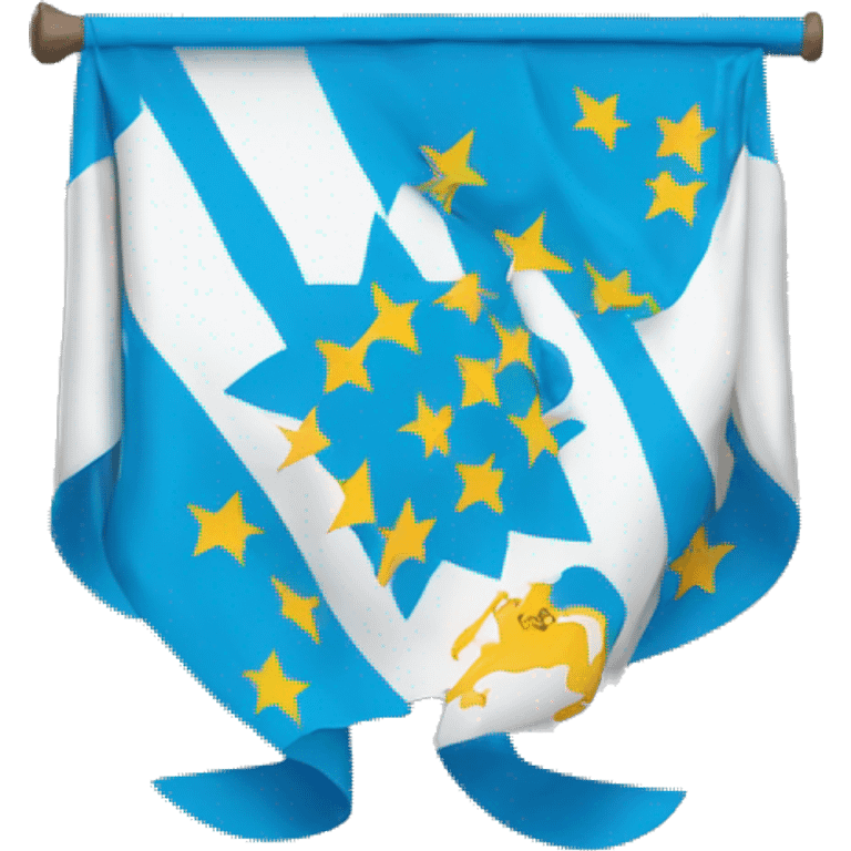 Bandera de Galicia emoji