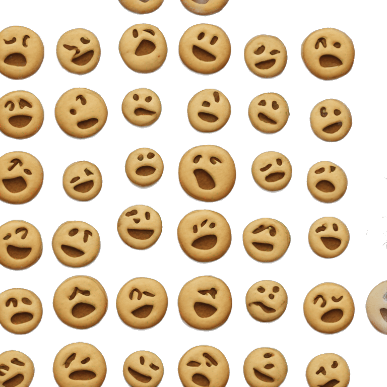 Two Christmas Cookies Stacked emoji