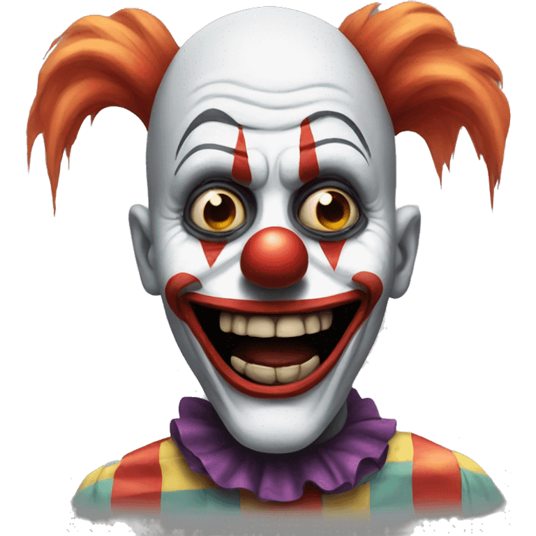 creepy clown emoji