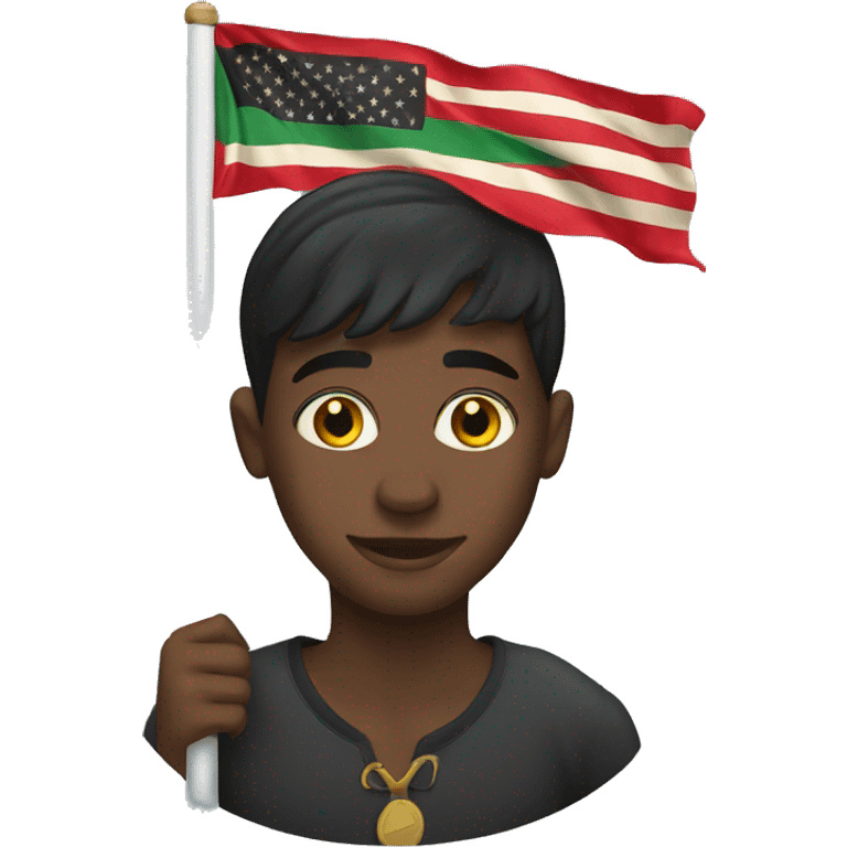 African American flag emoji