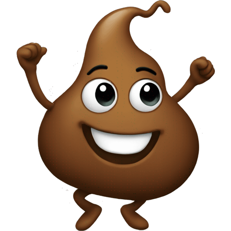 dancing poop emoji