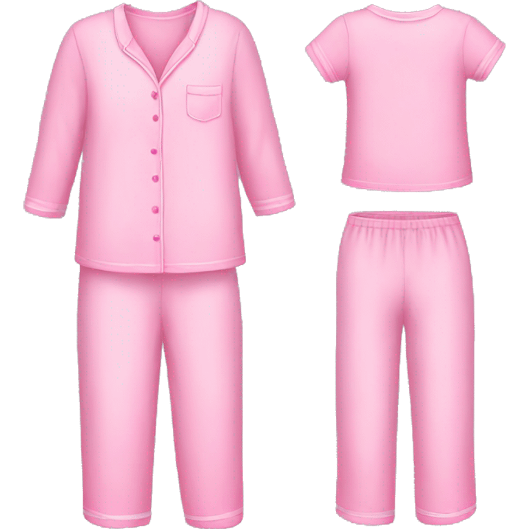 Girly pink pajamas emoji