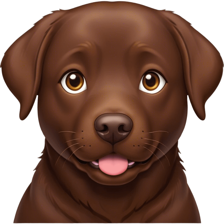 chocolate lab emoji