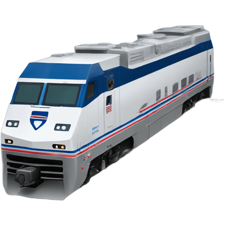 Small Amtrak acs64 train emoji