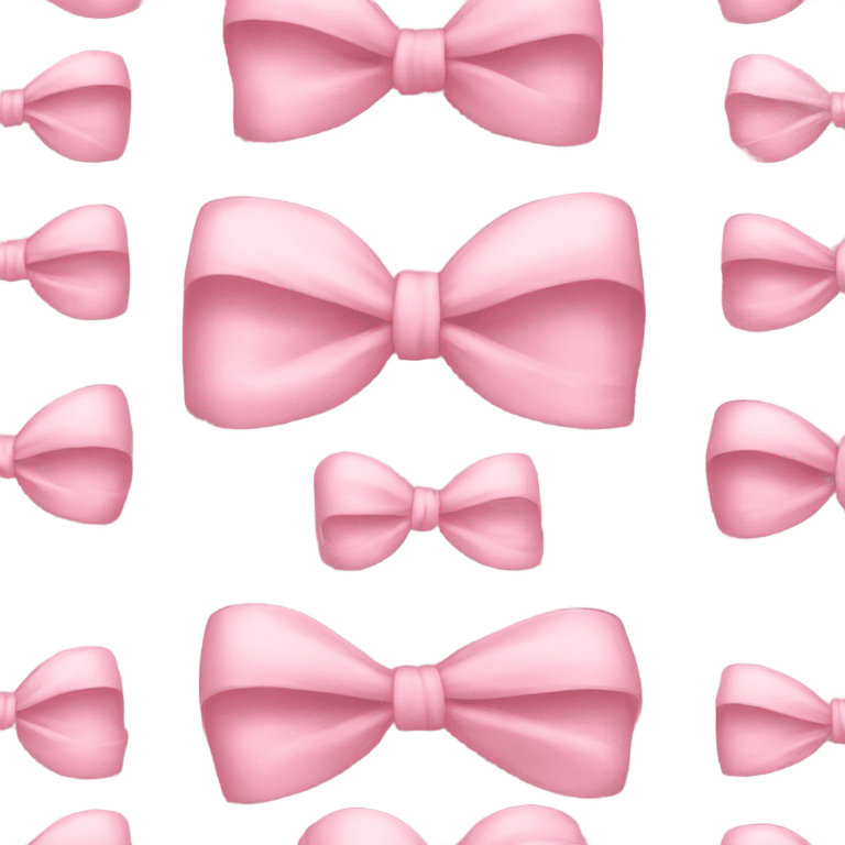 Light pink bows emoji