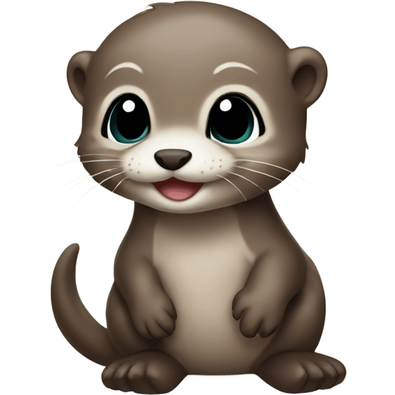 Baby otter emoji