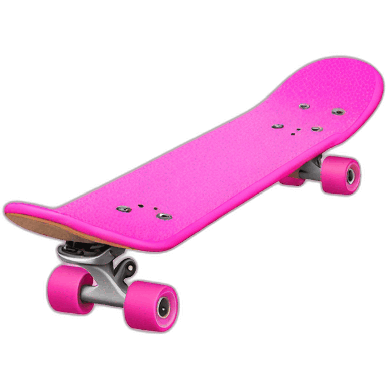 Pink skateboard emoji