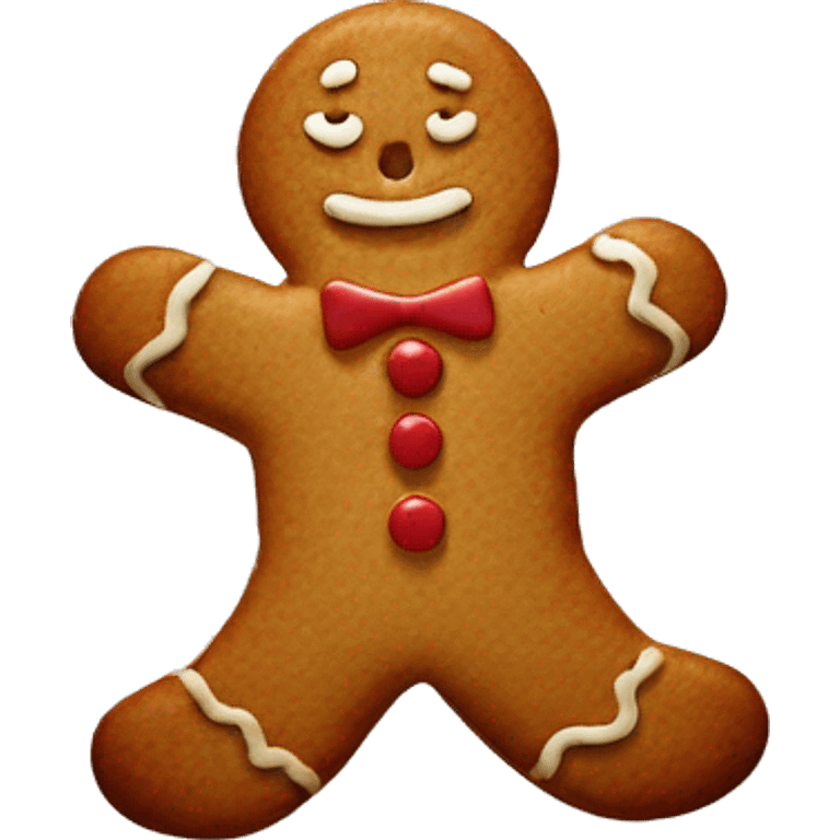 Gingerbread Man cookie emoji