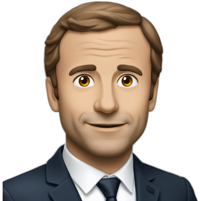 Macron de françe emoji