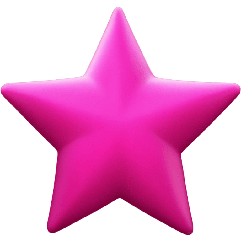 Hot pink star emoji