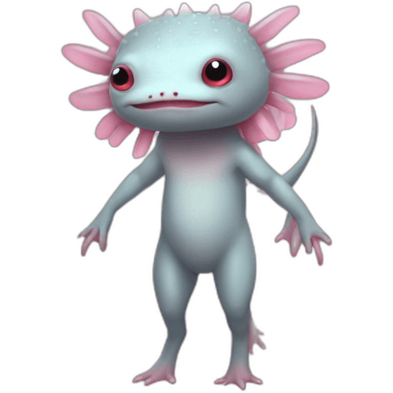 axolotl person with legs and arms emoji