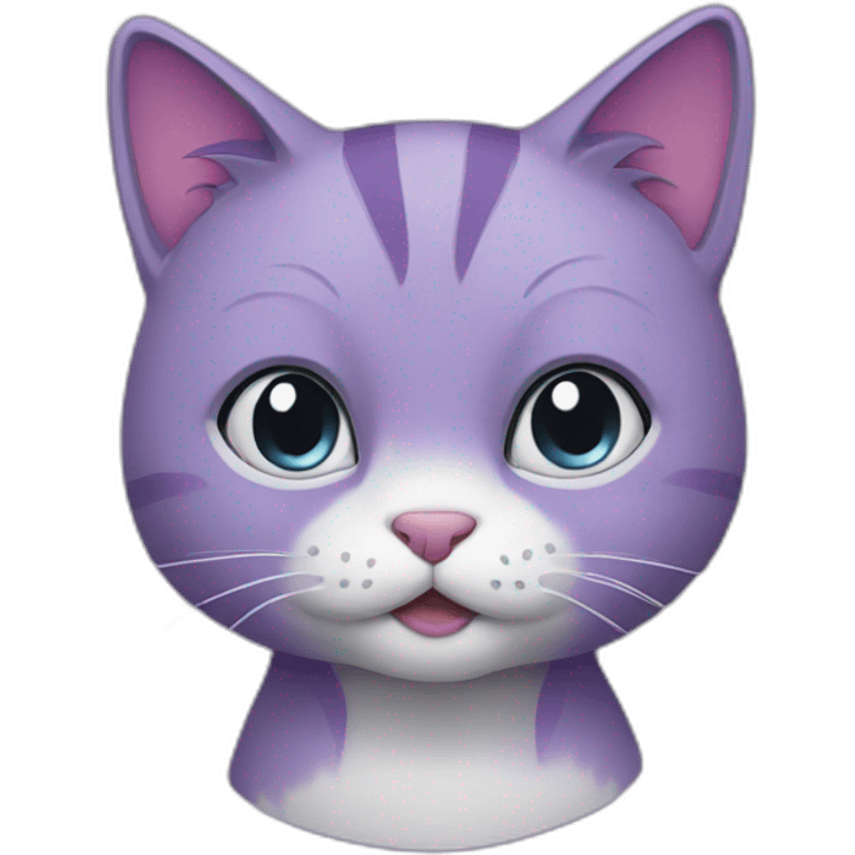 purple cat emoji