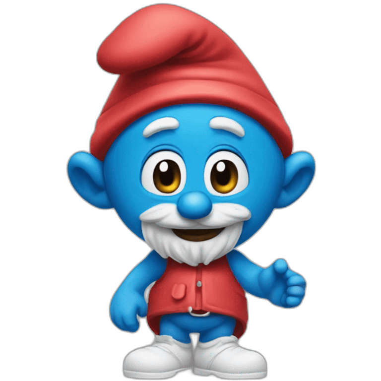 papa smurf emoji