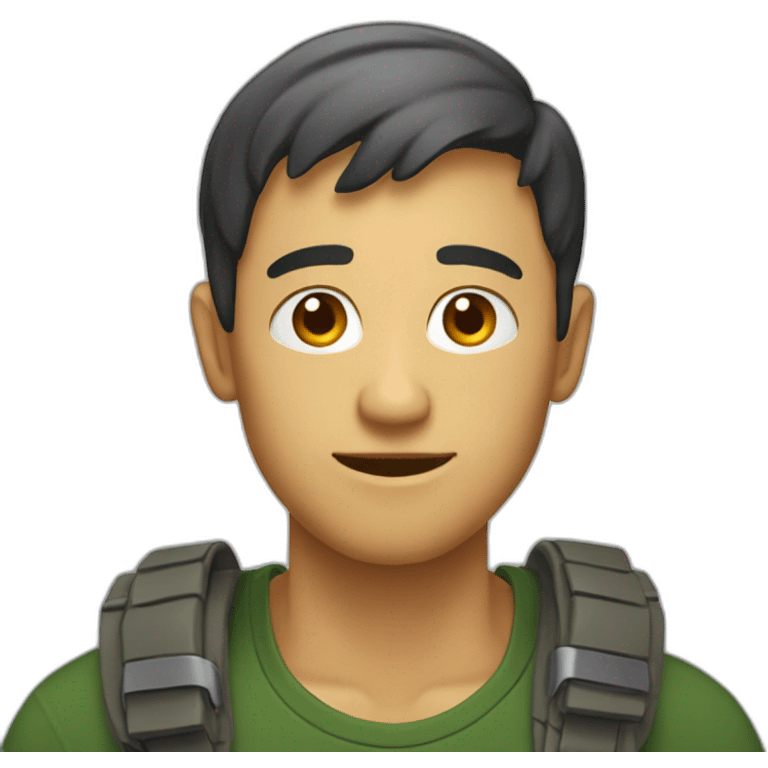 homme sur un noob emoji