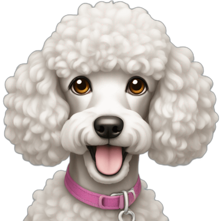 Poodle dog emoji