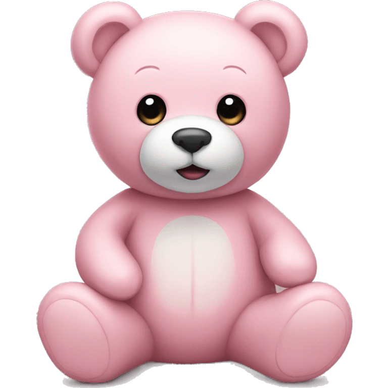 light pink teddy bear emoji