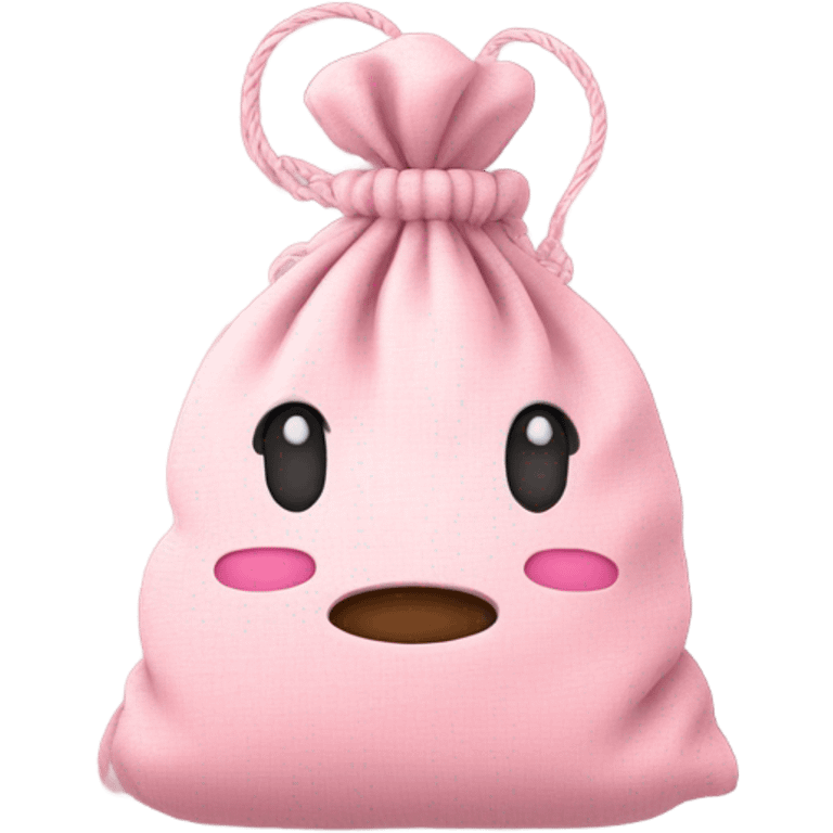 pink money bag emoji