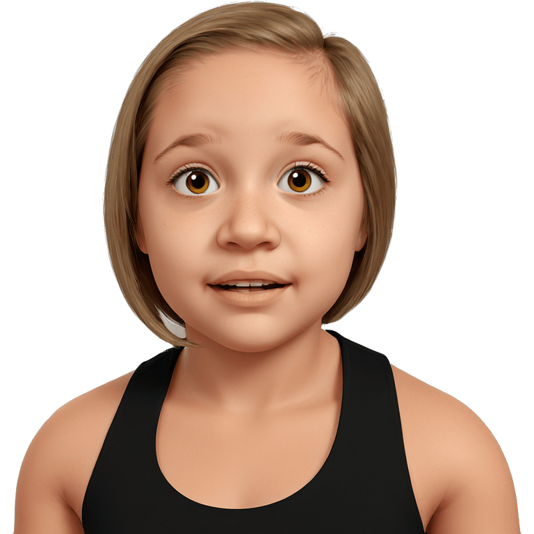 realistic portrait of a girl emoji