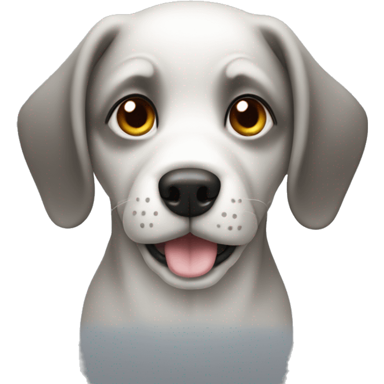 Dog in mqn ghost emoji