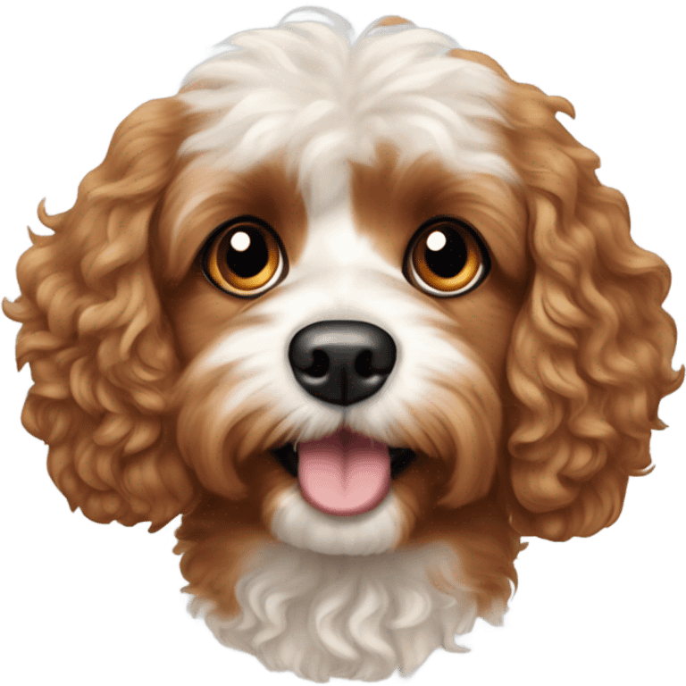 Cavapoo dog emoji