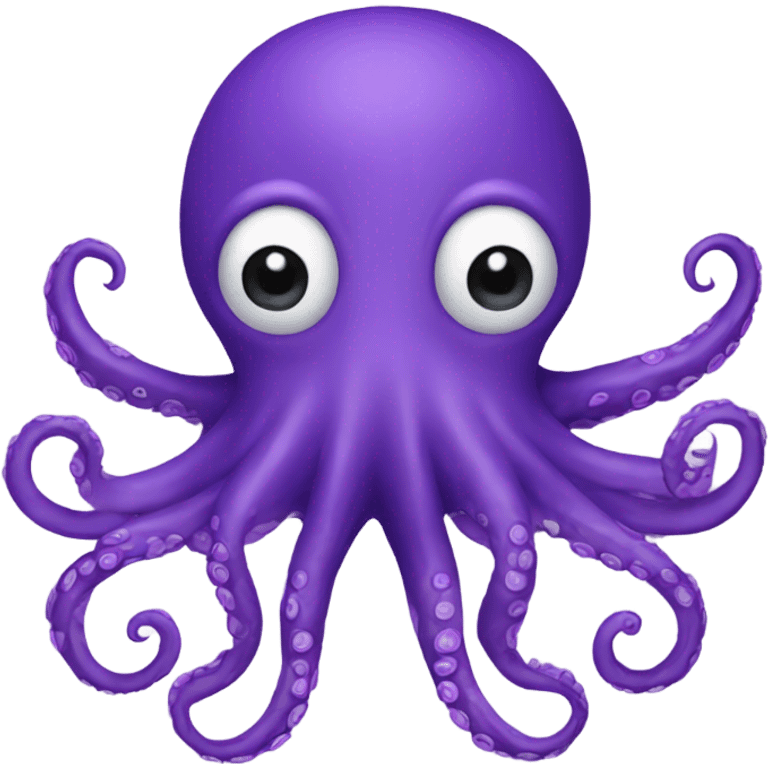 Purple octupus emoji