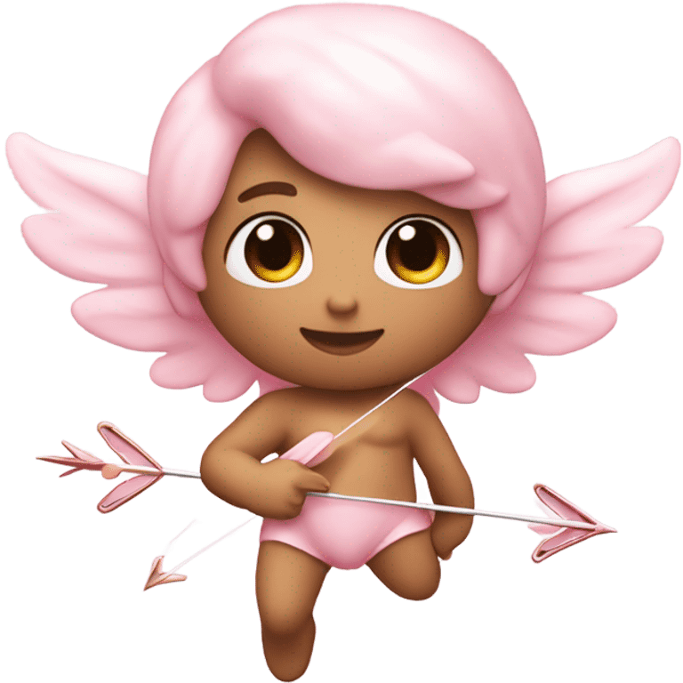 pastel pink cupid emoji