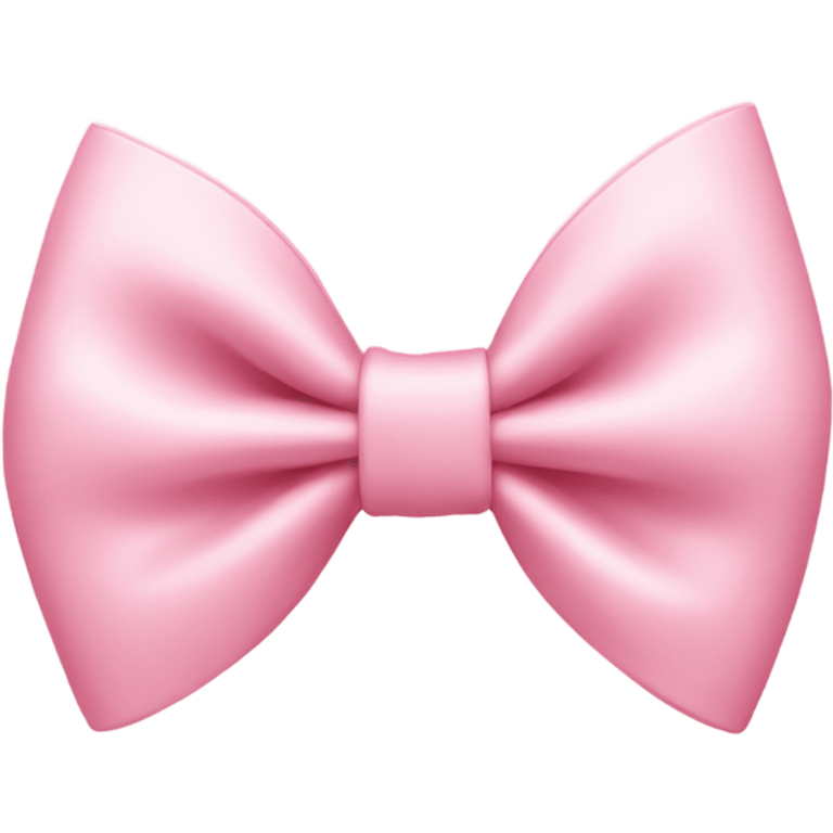 light pink bow on light pink bow emoji