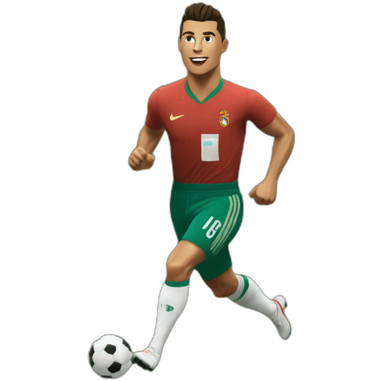 Cristiano ronaldo running emoji