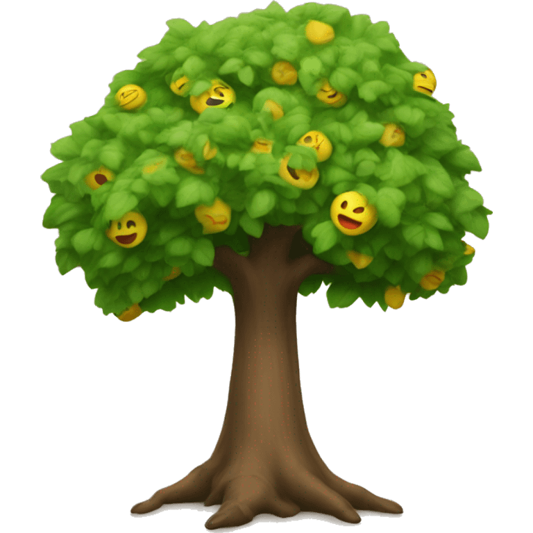 crea un emoji de un arbol emoji