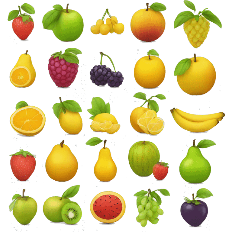 Fruits emoji